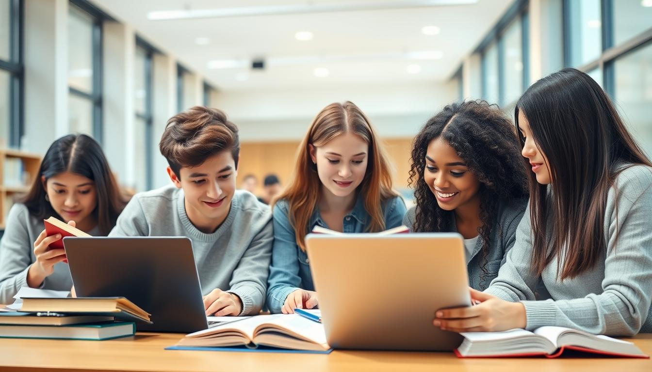 Students and educational resources in a modern learning environment